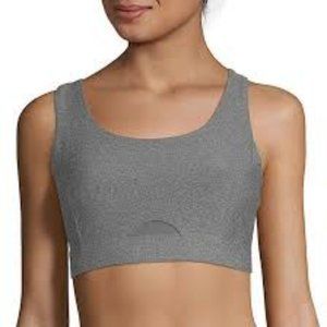 Xersion Heather Gray Medium Support Racerback Sports Bra - Large